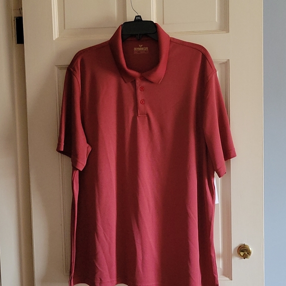 NWT Outdoor Life 2XL Polo, Earth Red - Picture 1 of 2